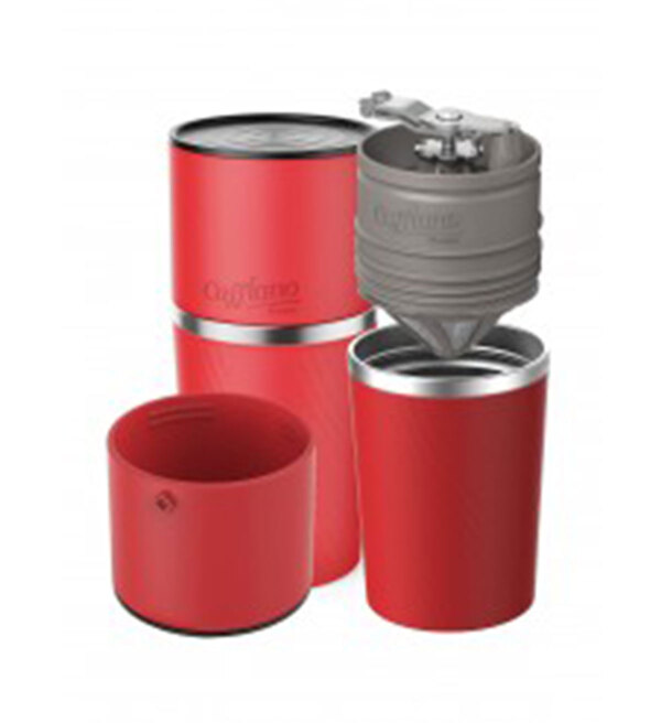 Cafflano Classic All in One Manual Kahve Makinesi Kırmızı