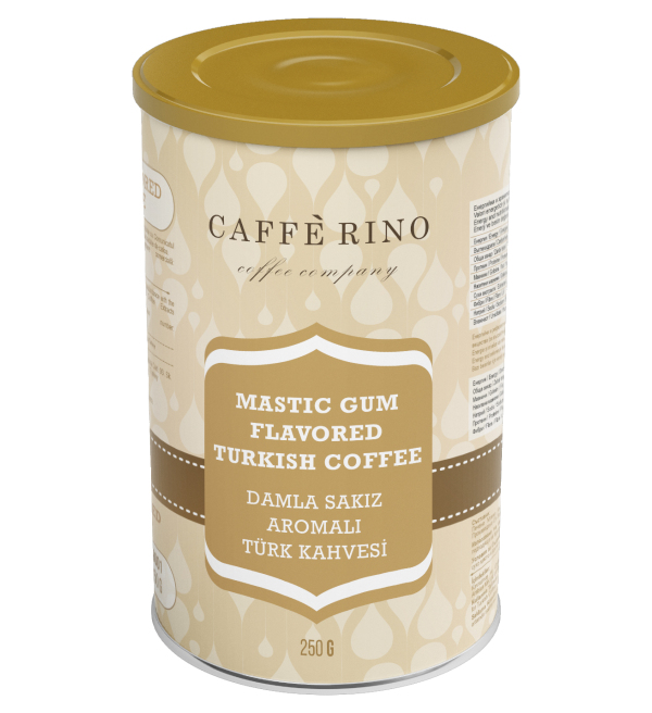 Türk Kahvesi - Caffe Rino - Damla Sakızlı - 250 GR