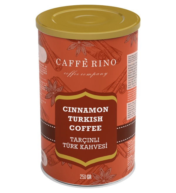 Türk Kahvesi - Caffe Rino - Tarçınlı - 250 GR